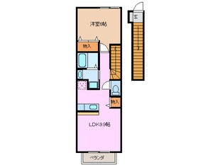 平田町駅 徒歩22分 2階の物件間取画像